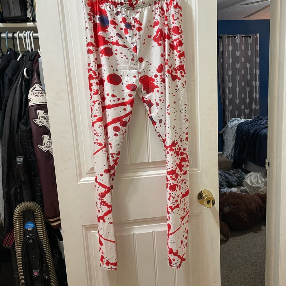 Blood spatter leggings